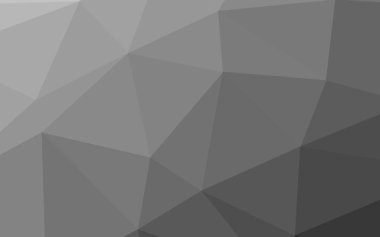 Siyah ve beyaz üçgen poligon arka plan resmi