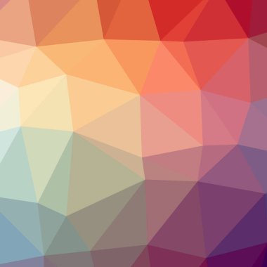 Soyut düşük poli turuncu kare arka plan resmi