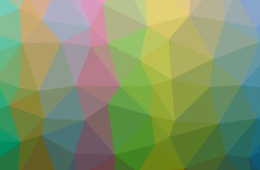 Soyut düşük poli yeşil yatay arka plan resmi