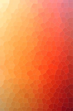 Dijital turuncu küçük altıgen dikey arka plan resmi.