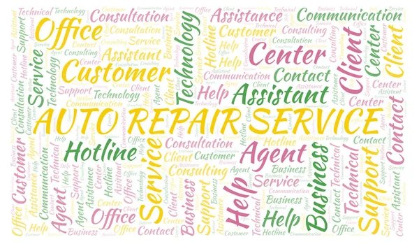 Auto Repair Service word cloud. Wordcloud made with text only.