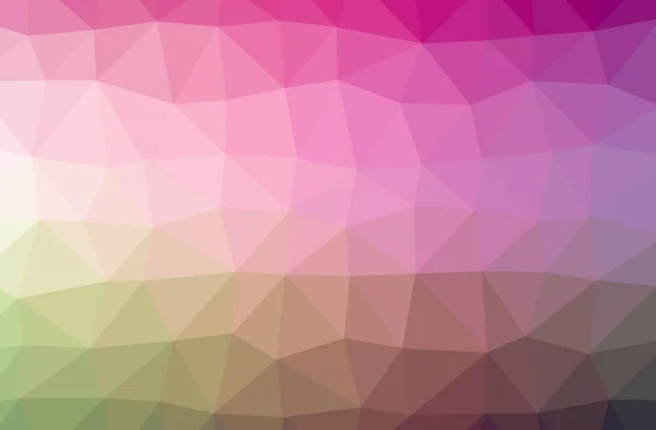 Illustration Abstract Low Poly Pink Horizontal Background — Stock Photo, Image