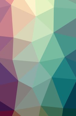 Soyut düşük poli mavi, sarı ve mor dikey arka plan resmi