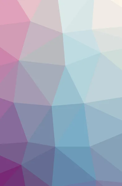 Illustration of abstract low poly blue and purple vertical background