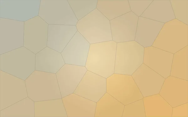 Illustration Ringblomma Och Gul Jätte Hexagon Bakgrund — Stockfoto