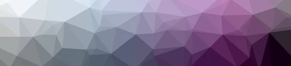 Illustration of abstract low poly purple and gray banner background