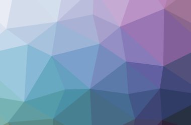 Soyut düşük poli mavi, yeşil ve mor yatay arka plan resmi