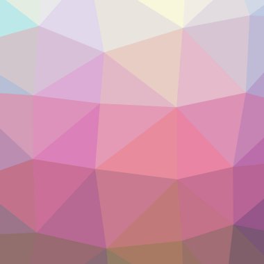 Soyut düşük poli kırmızı, sarı ve mavi kare arka plan resmi