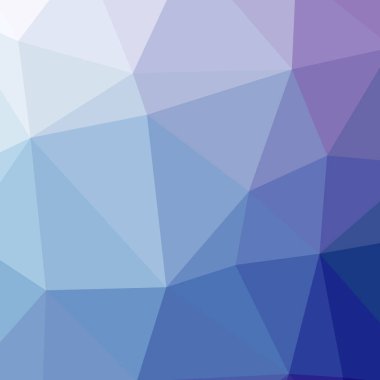 Soyut düşük poli mavi ve mor kare arka plan resmi