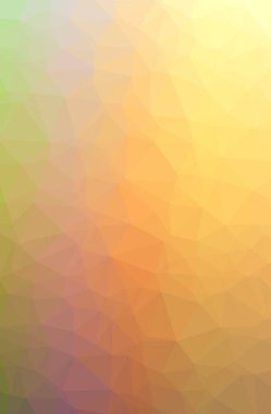 İllüstrasyon soyut düşük poli turuncu, yeşil ve kırmızı dikey arka plan