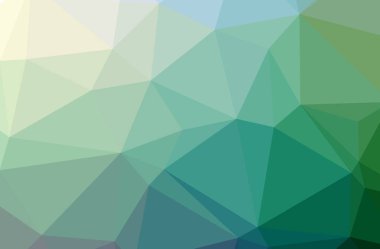 Soyut düşük poli yeşil yatay arka plan resmi