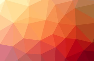 Soyut düşük poli turuncu yatay arka plan resmi