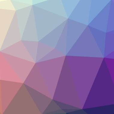 Soyut düşük poli mavi kare arka plan resmi