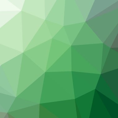 Soyut düşük poli yeşil kare arka plan resmi