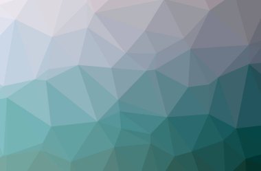 Soyut düşük poli mavi, sarı ve yeşil yatay arka plan resmi