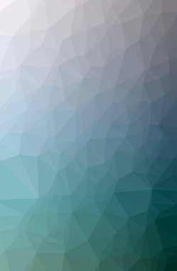 Soyut düşük poli mavi ve yeşil dikey arka plan resmi