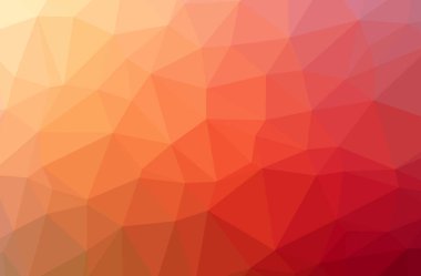 Soyut düşük poli turuncu yatay arka plan resmi