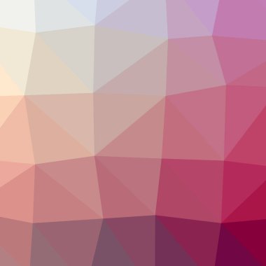 Soyut düşük poli kırmızı, kahverengi ve mor kare arka plan resmi