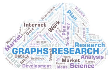 Araştırma kelime bulutu grafikler. Yalnızca metin ile yapılan Wordcloud.