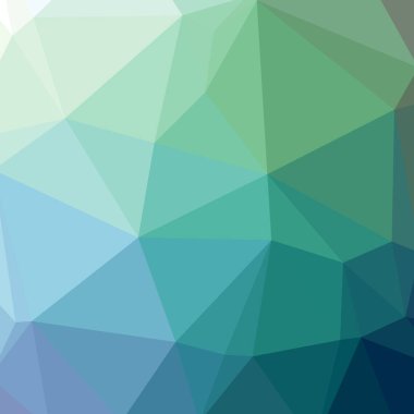 Soyut düşük poli mavi kare arka plan resmi