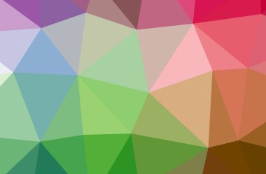 Soyut düşük poli yeşil yatay arka plan resmi