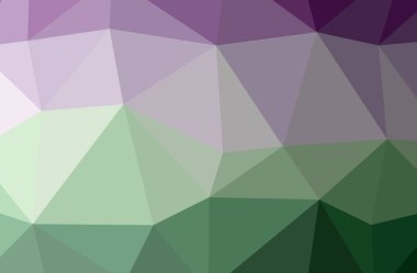 Soyut düşük poli mavi ve mor yatay arka plan resmi