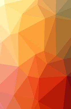 Soyut düşük poli turuncu dikey arka plan resmi