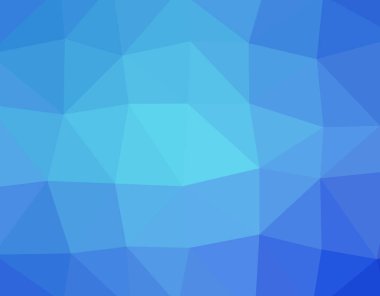 Mavi üçgen poligon güzel soyut Illustration. İhtiyaçlarınız için çarpıcı.