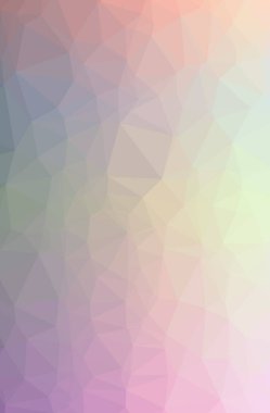 Soyut düşük poli kırmızı, sarı, mavi ve kahverengi dikey arka plan resmi