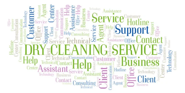 Dry Cleaning Service word cloud. Wordcloud made with text only.