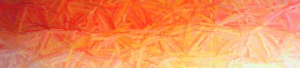 Ilustración Naranja Pinceladas Largas Fondo Pastel Pintura Abstracta — Foto de Stock