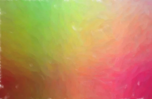 赤と緑の水彩画の洗浄のイラストを描くデジタル生成の背景 — ストック写真