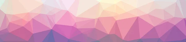 Illustration Abstract Low Poly Pink Banner Background — Stock Photo, Image