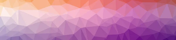 Illustration of abstract low poly pink banner background