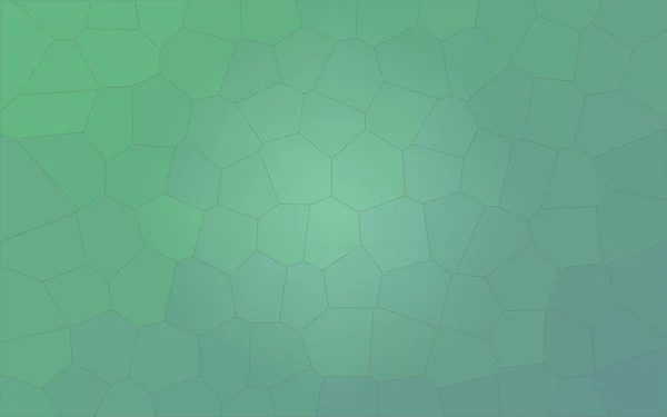 Πράσινο Και Μπλε Φόντο Εικόνα Μεγάλο Εξάγωνο — Φωτογραφία Αρχείου