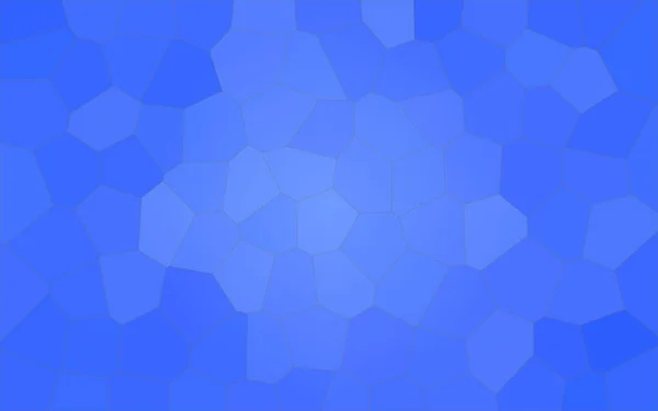 Illustratie Van Blauwe Pastel Grote Zeshoek Achtergrond — Stockfoto
