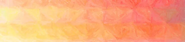 Illustration Orange Wax Crayon Background Abstract Paint — Stock Photo, Image