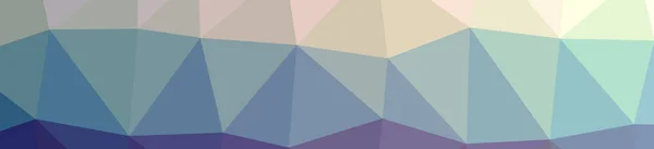 Illustration of abstract low poly blue, green and purple banner background