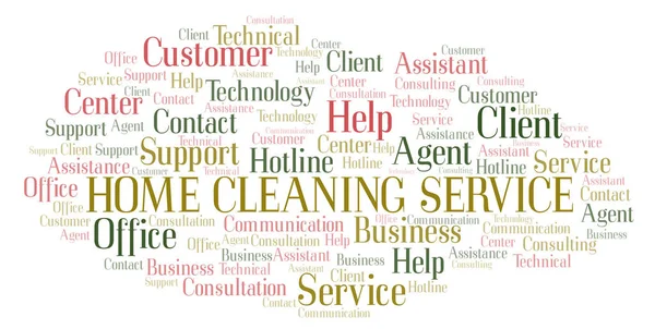 Home Cleaning Service word cloud. Wordcloud made with text only.