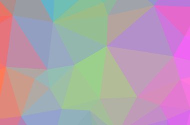 Soyut düşük poli kırmızı, sarı ve yeşil yatay arka plan resmi