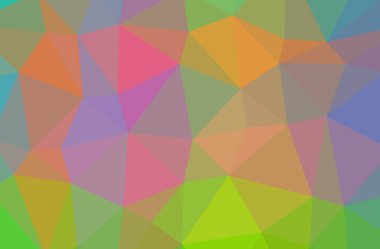 Soyut düşük poli yeşil yatay arka plan resmi