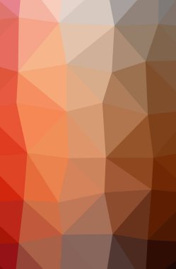 Soyut düşük poli turuncu dikey arka plan resmi