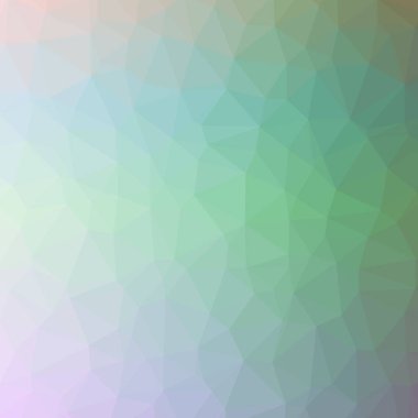 Soyut düşük poli mavi ve mor kare arka plan resmi