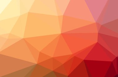 Soyut düşük poli turuncu yatay arka plan resmi