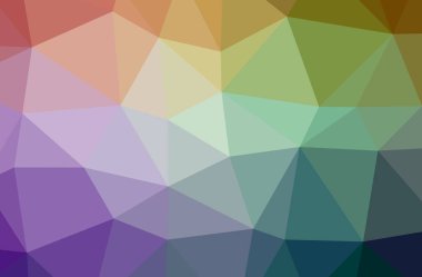 Soyut düşük poli mavi, kırmızı ve yeşil yatay arka plan resmi