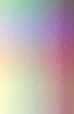 Soyut düşük poli kırmızı, sarı ve yeşil dikey arka plan resmi