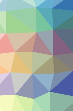 Soyut düşük poli mavi, kırmızı ve yeşil dikey arka plan resmi