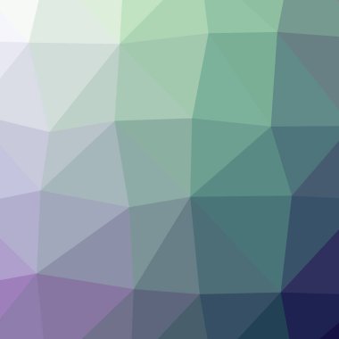 Soyut düşük poli mavi, sarı ve mor kare arka plan resmi