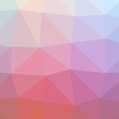 Soyut düşük poli kırmızı, sarı ve mavi kare arka plan resmi