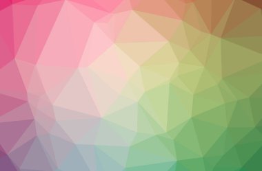 Soyut düşük poli mavi ve mor yatay arka plan resmi